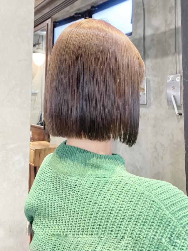 髪質改善コスメストレート✨¥9500→5400🧸湿気やクセで広がる方、表面のパヤパヤした毛が気になる方におすすめ🌿