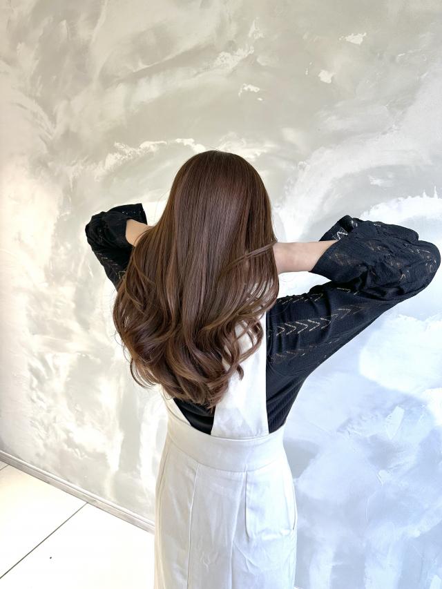 コテ巻きブロー(シャンプー込)