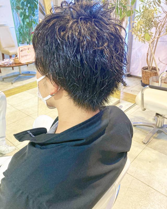 平日土日10時からメンズショートカット、パーマ【スパイラル、波巻き、ツイストスパイラル】モデル募集しております✂️