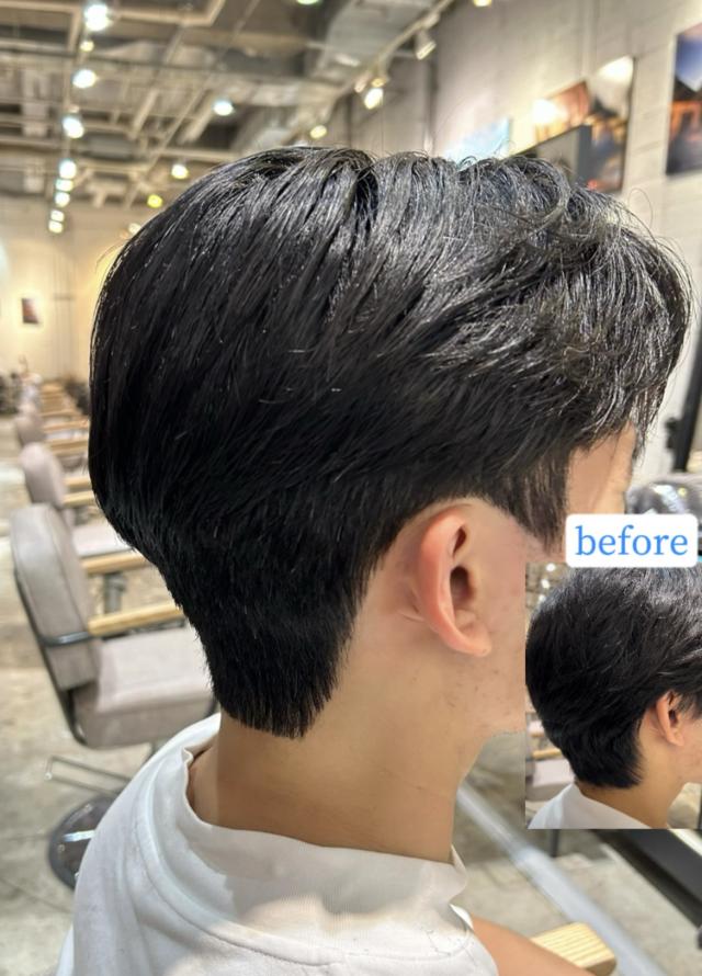 カット&ダウンパーマ&シャンプー&ブロー&トリートメント