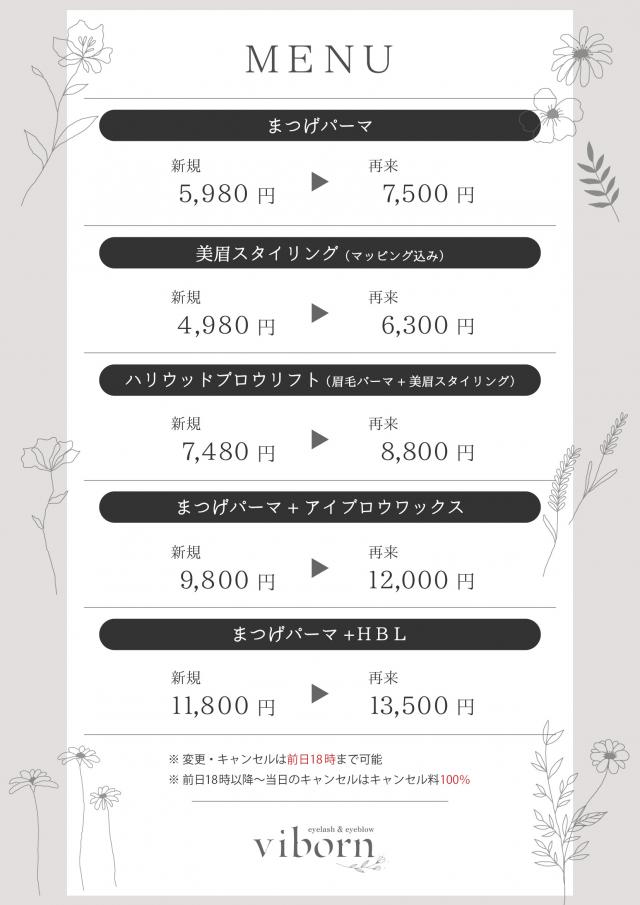 【平日】まつ毛パーマ/パリジェンヌ/アイブロウ施術研修無料モデル募集!