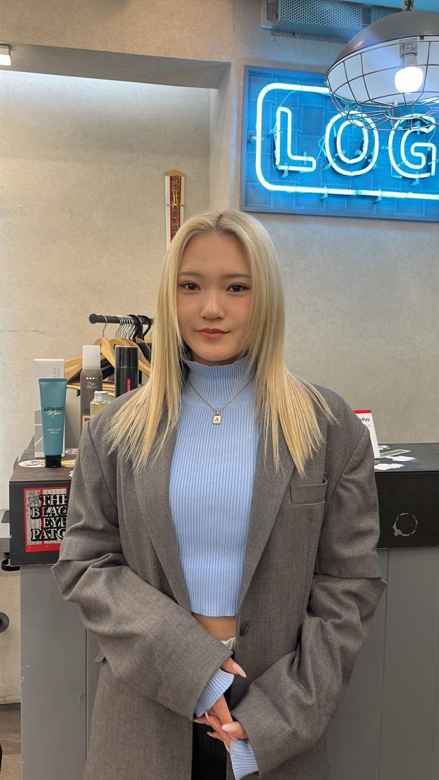 抜きっぱなしブリーチカラー
