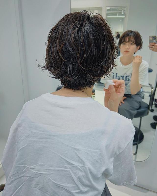 4/15 18:30からショートパーマ