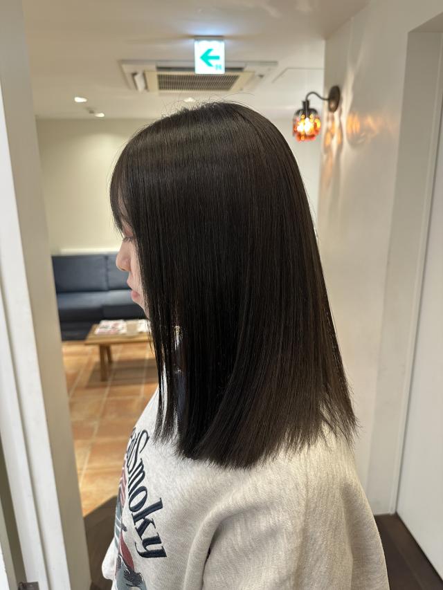 ダメージレス酸性ストレートパーマ✨