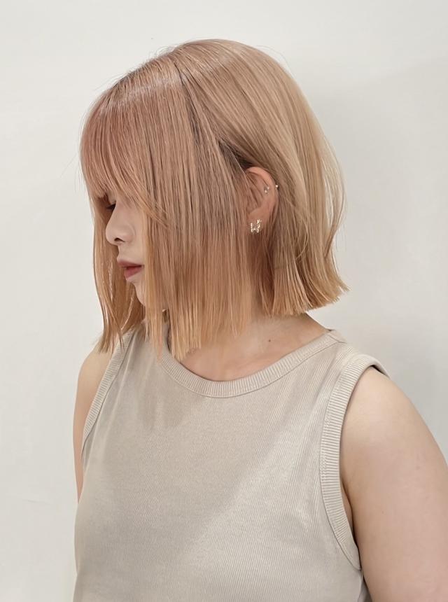 💫本日20時〜💫 切りっぱなしボブ+保湿トリートメント🫧