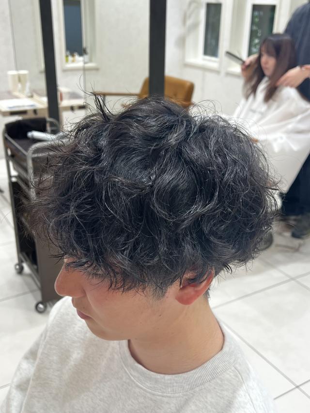 メンズカット+メンズお好きなパーマ🧑🦱