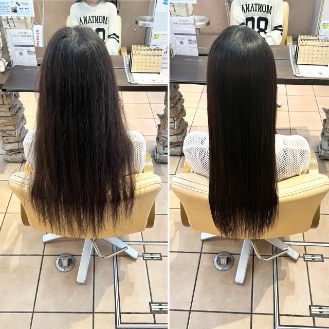 18時半限定
カット➕縮毛矯正➕オージュア トリートメント¥7700