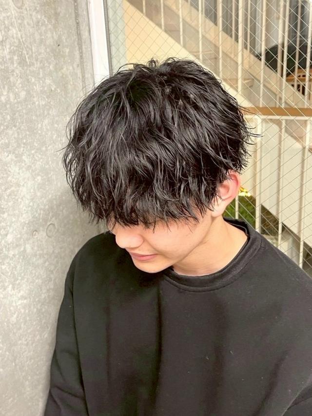🫧メンズ限定🫧カット+シャドウパーマ(前処理剤付き)+ダメージケアトリートメント✨️