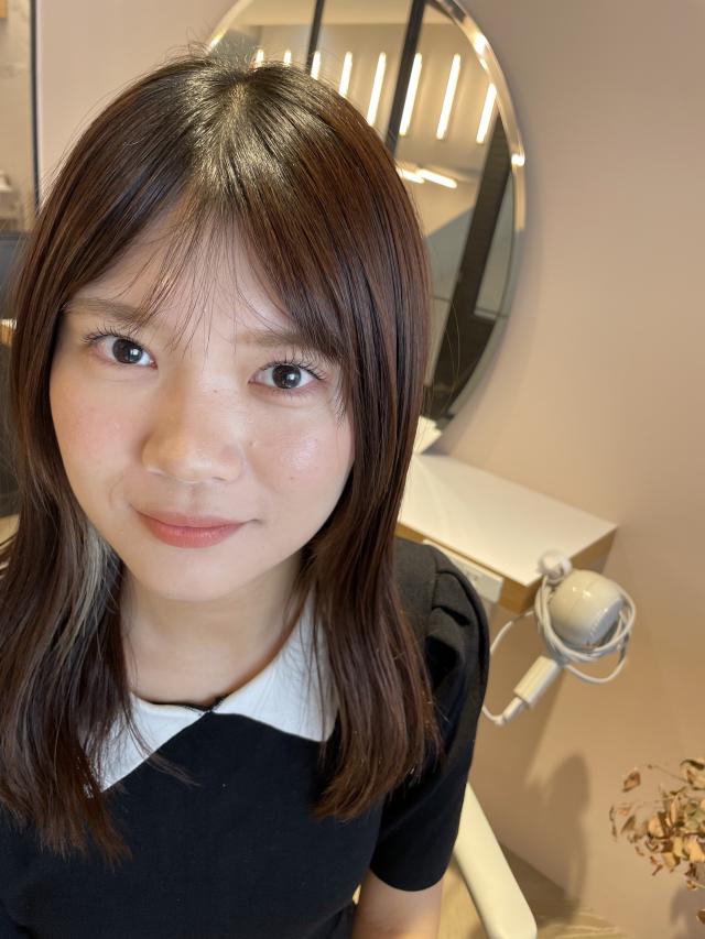 まつ毛パーマ撮影モデル