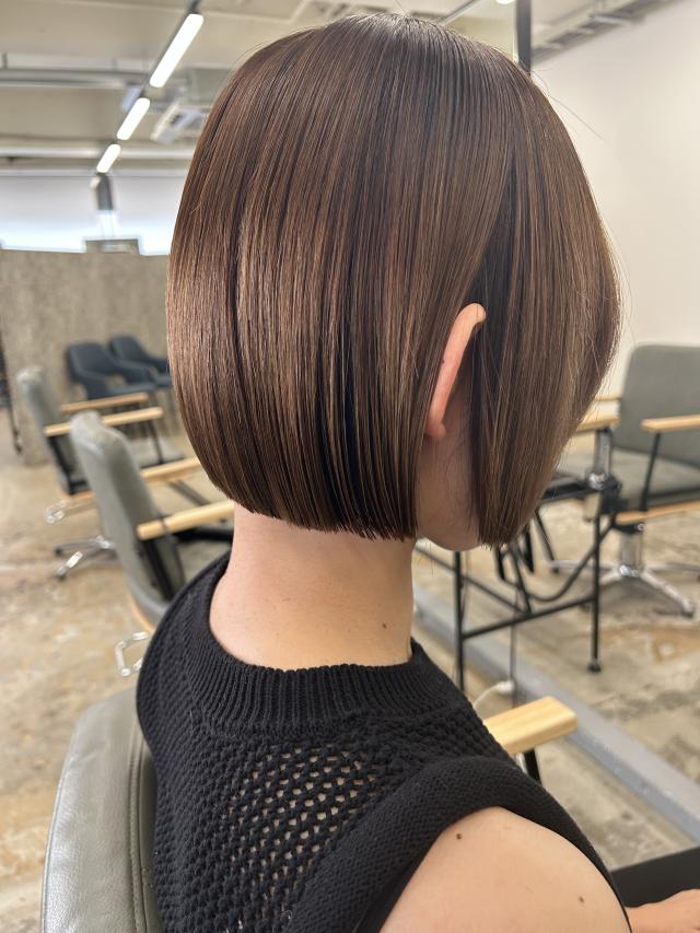撮影用ボブスタイル