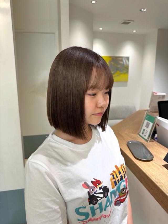 レディース ボブ カットモデル