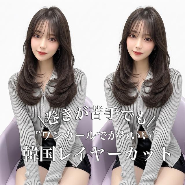 【美髪を目指すならこれ】カット+髪質改善縮毛矯正¥39050→¥22800