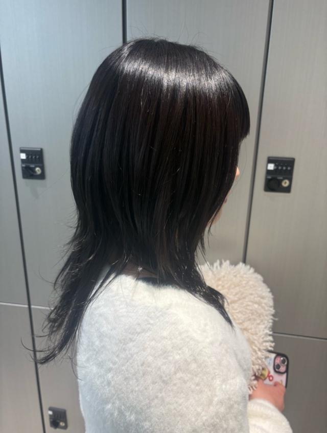 平日限定19:00~❣️全頭ワンカラー+4stepトリートメント+コテ巻きorストレートスタイリング𓂃🫧