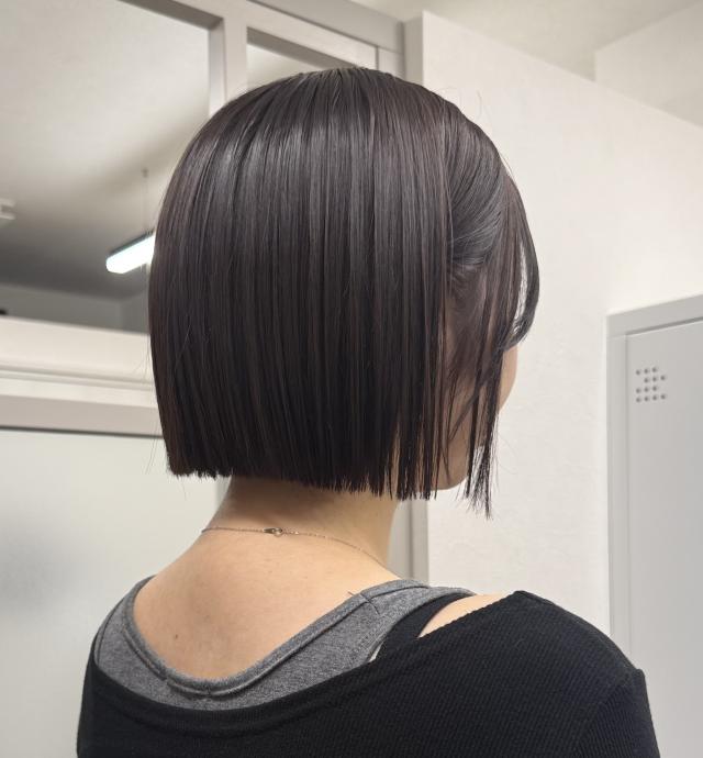 (ボブスタイル、ボブスタイルにしたいモデルさん)カット+髪質改善カラー+艶髪ケラチン髪質改善トリートント✨