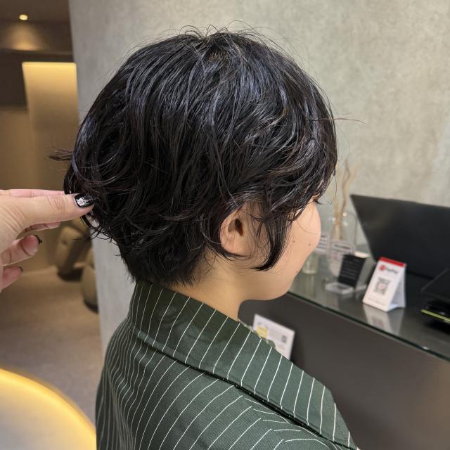2/18 18時半〜ショートパーマ🫧🌙【カット込み】