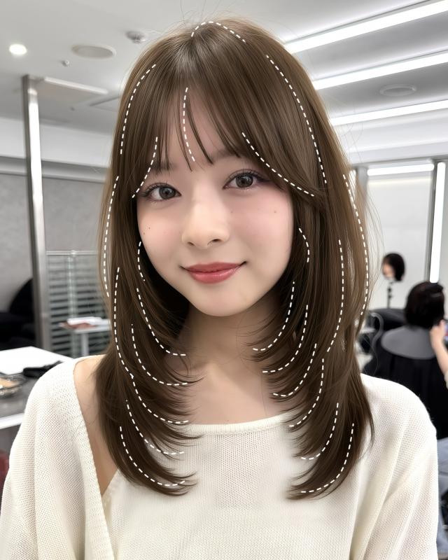 本日急遽募集⚠️ロング、ミディアムのハイレイヤーカット