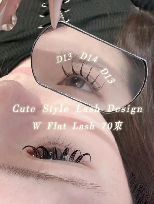【無料マツエクモデル募集中】ダブルフラットラッシュ70束★ オフ無料★コーティング仕上げ★束感仕上げ★注意事項を必ずお読みの上、同意していただける方のみご予約をお願いします。