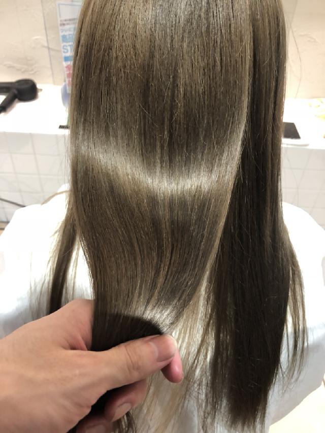 骨格矯正カット+縮毛矯正 ¥7000