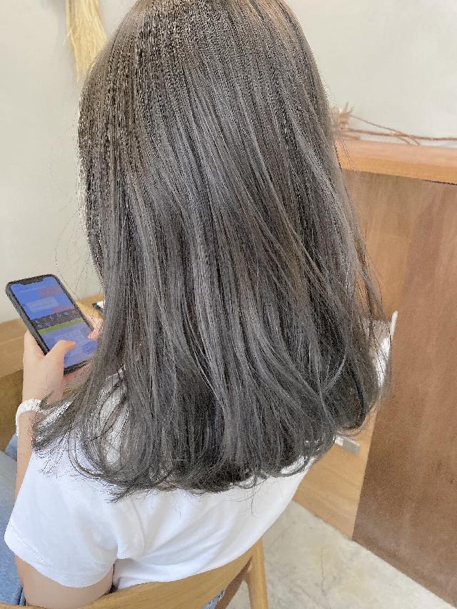 ヘアカラー*花屋併設の美容院*特別モデル料金◎