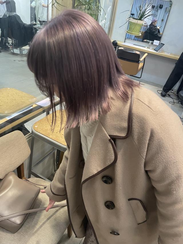 wカラー+カット!!
(ケアブリーチ1回+ケアカラー+カット)
