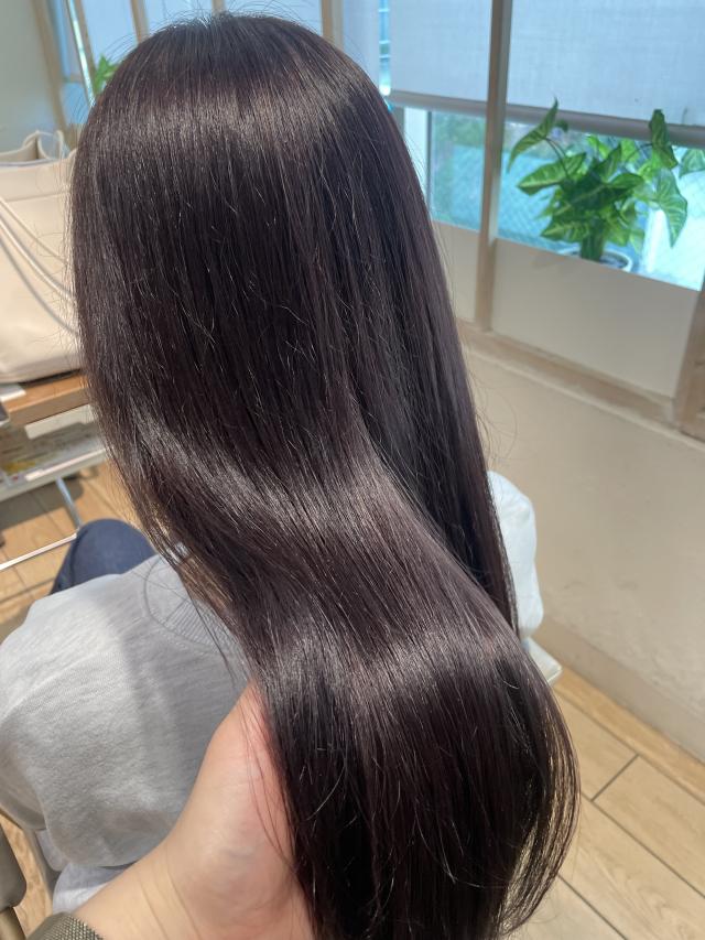 縮毛矯正+整えカット+トリートメント