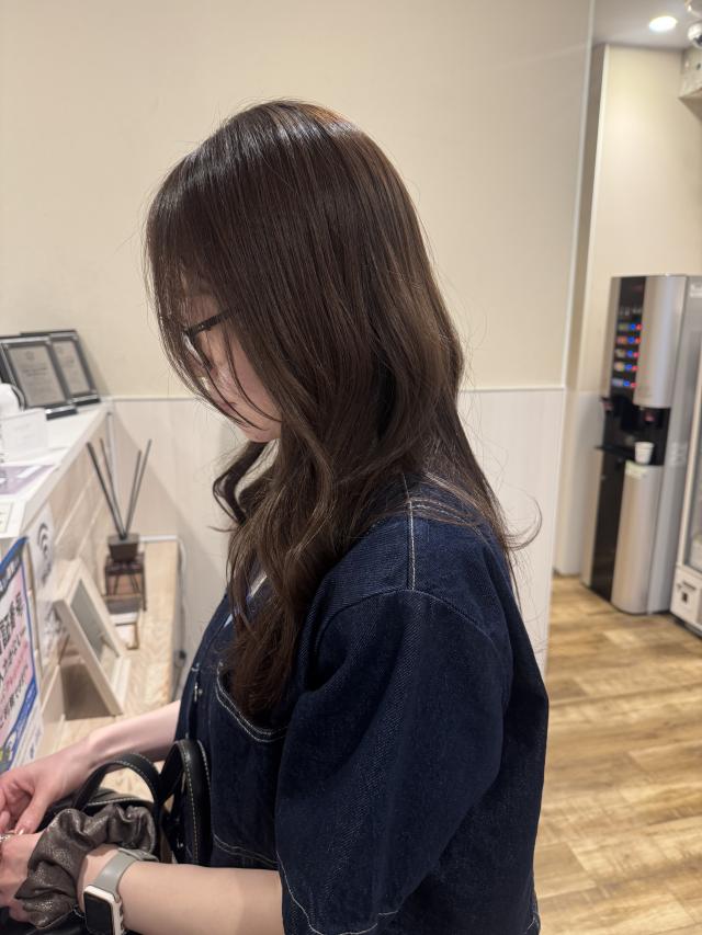 透明感カラー+2stepトリートメント