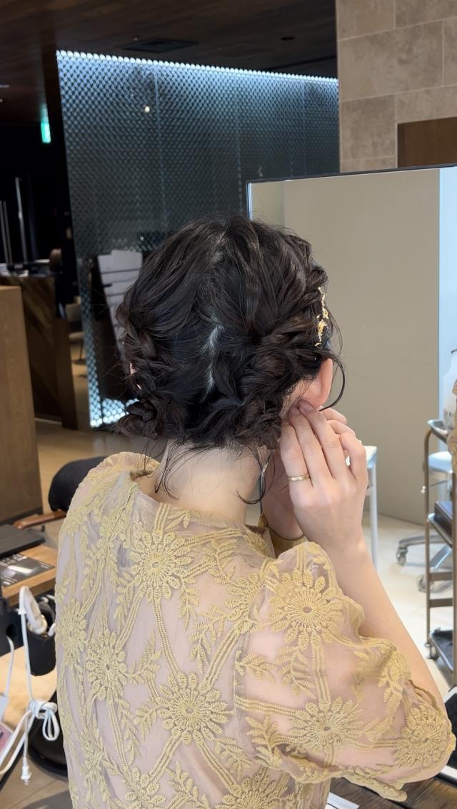 ヘアアレンジ/巻き髪