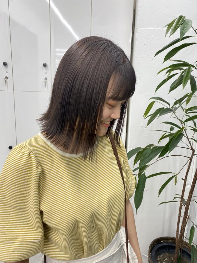 ワンカラー🦓💖+Aujuaトリートメント✨+シャンプーブロー🧴