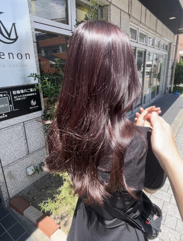 ブリーチなしのトーンアップカラーのみ
