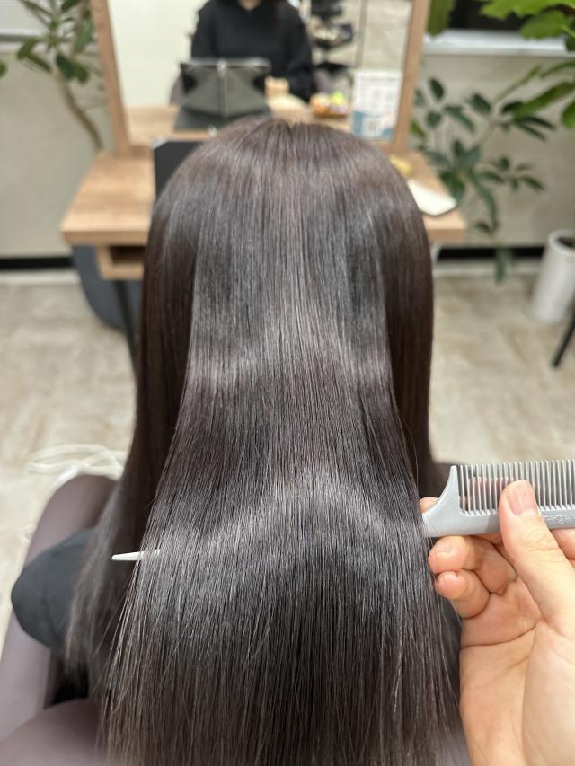 髪質改善縮毛矯正 トリートメント
