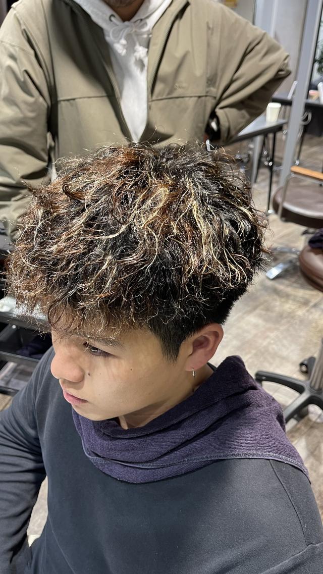 【メンズパーマモデル】特殊ヘア以外ならどんなパーマでもお任せ下さい!!