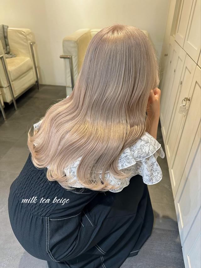 【ハイブリーチカラー】ブリーチ2回+カラー+トリートメント