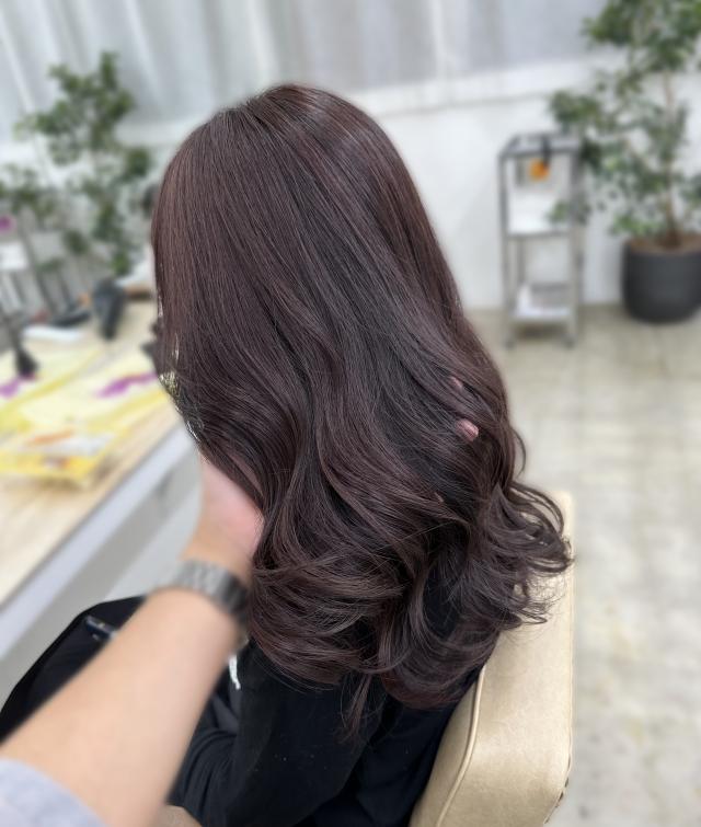 暖色カラーにしたい方にオススメ!
ブリーチなし!ワンカラーモデル