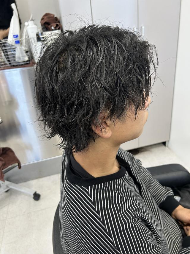 メンズカット+パーマ
