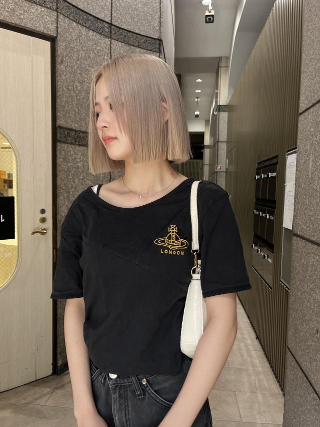 ボブハイトーンカラー