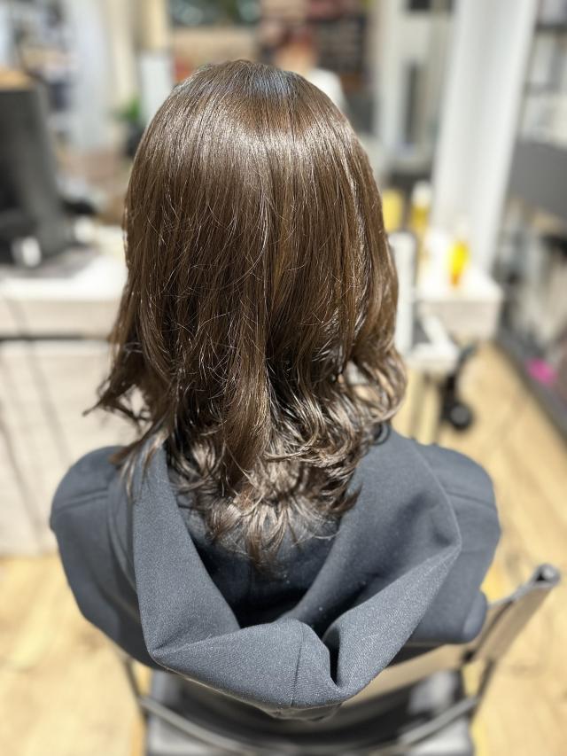 営業後のカット(3cm以上)+カラー(ブリーチ、暗染×)モデル🔥