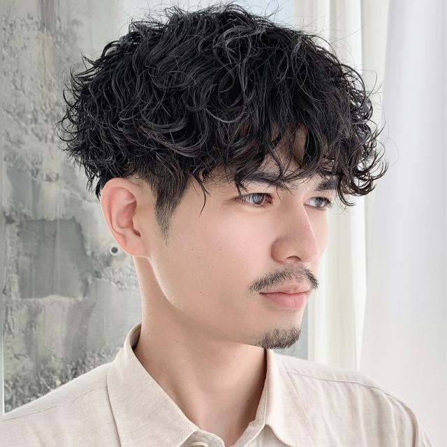 【男性限定】men'sカット+パーマ