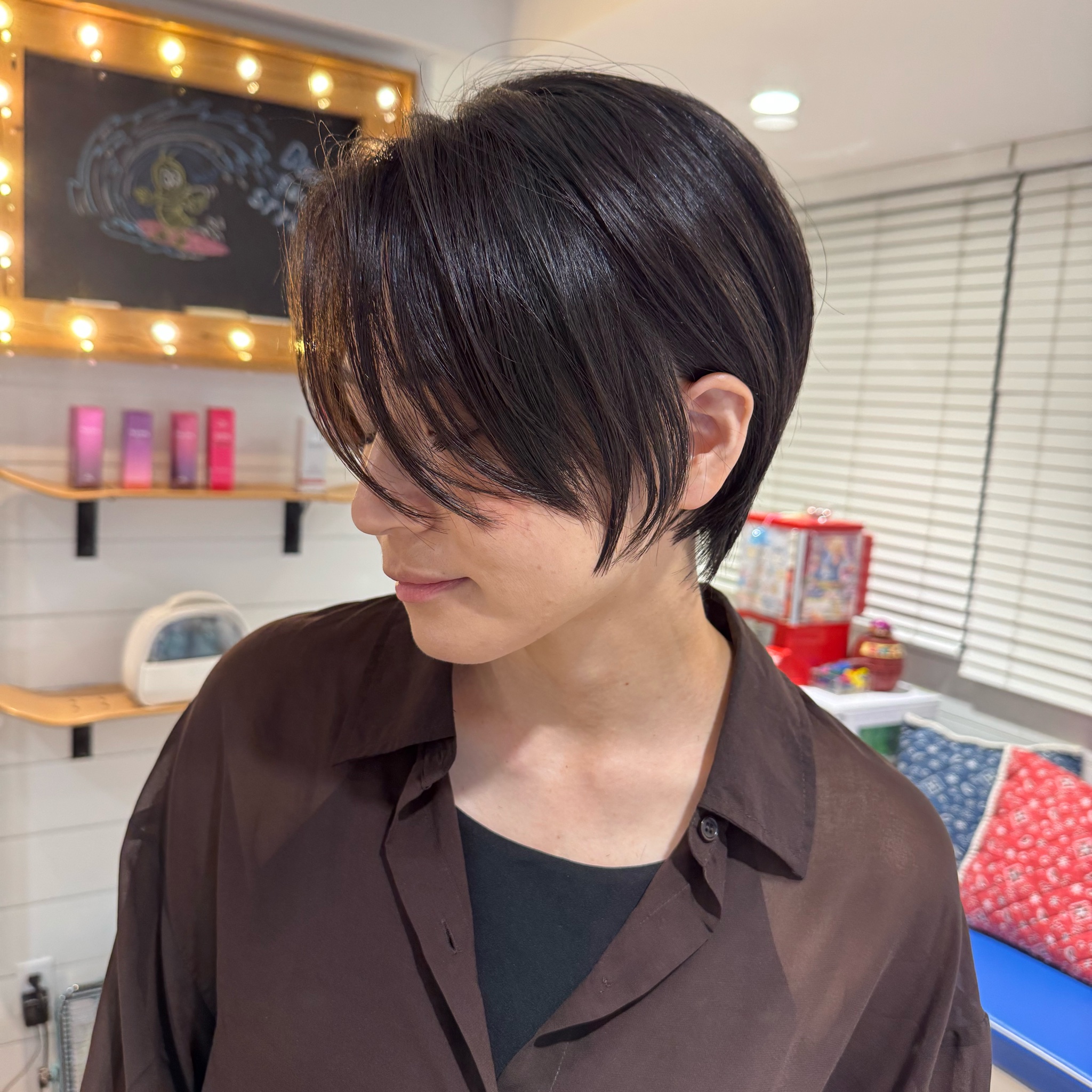 大人ショーボブスタイル